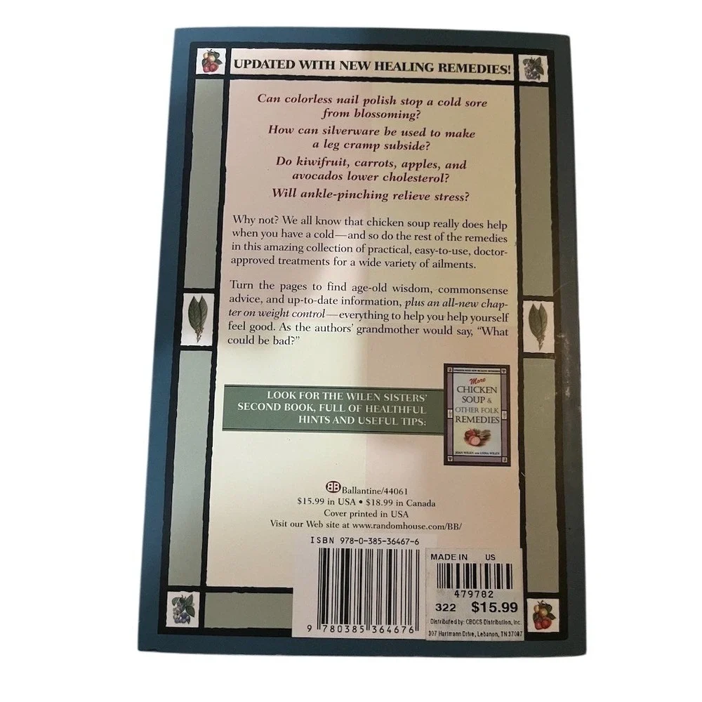 Chicken Soup for the Soul features remedies